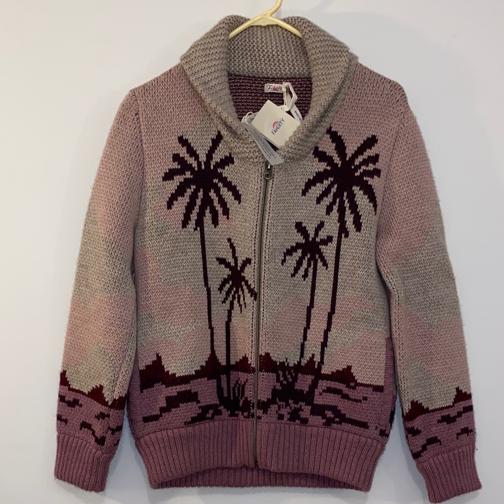 NWT Faherty Sunset Palm Beach Cardigan